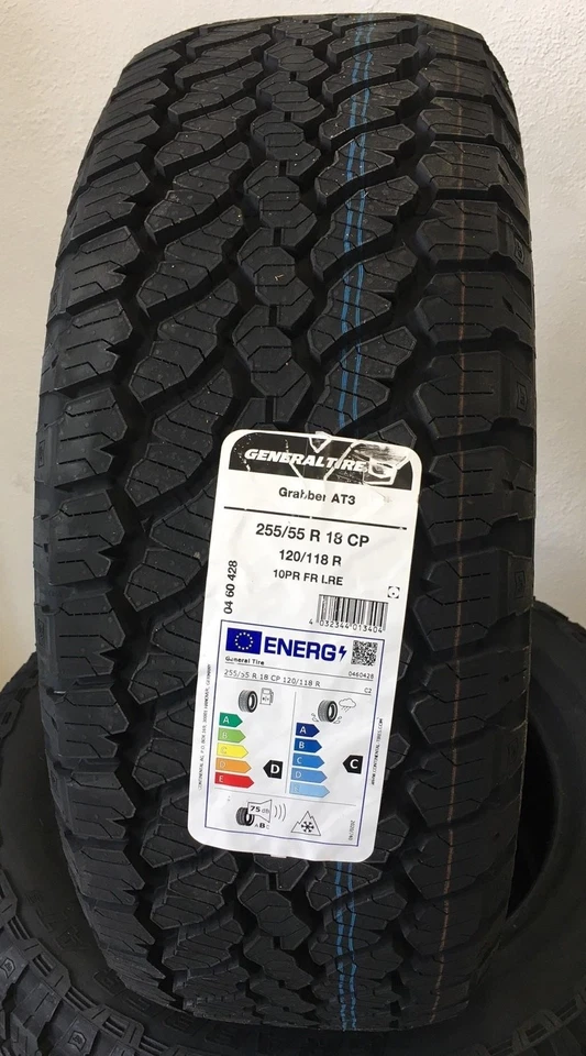 255/55R 18CP 120/118R TL GENERAL Grabber AT3 XL FR 3PMSF Ganzjahresreifen LLKW  - Bild 2 von 2