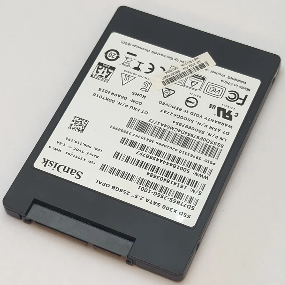 SanDisk X300 256 GB 2.5 Zoll SATA III SSD Internes Solid State Drive