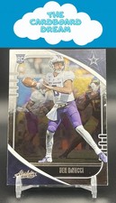Ben DiNucci 2020 Panini Absolute #110 RC Rookie Dallas Cowboys