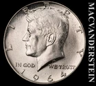 1964 Kennedy Half Dollar- Silver- Choice Gem Brilliant Unc+++- No Reserve #K616
