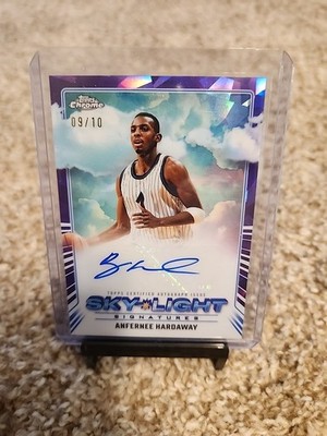 2024-25 Topps Chrome Sapphire Anfernee Hardaway Auto Purple 9/10 SLS-AH