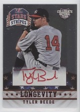 2015 Stars and Stripes Longevity Signatures Ruby 31/49 Tyler Beede #96 Auto 0b0