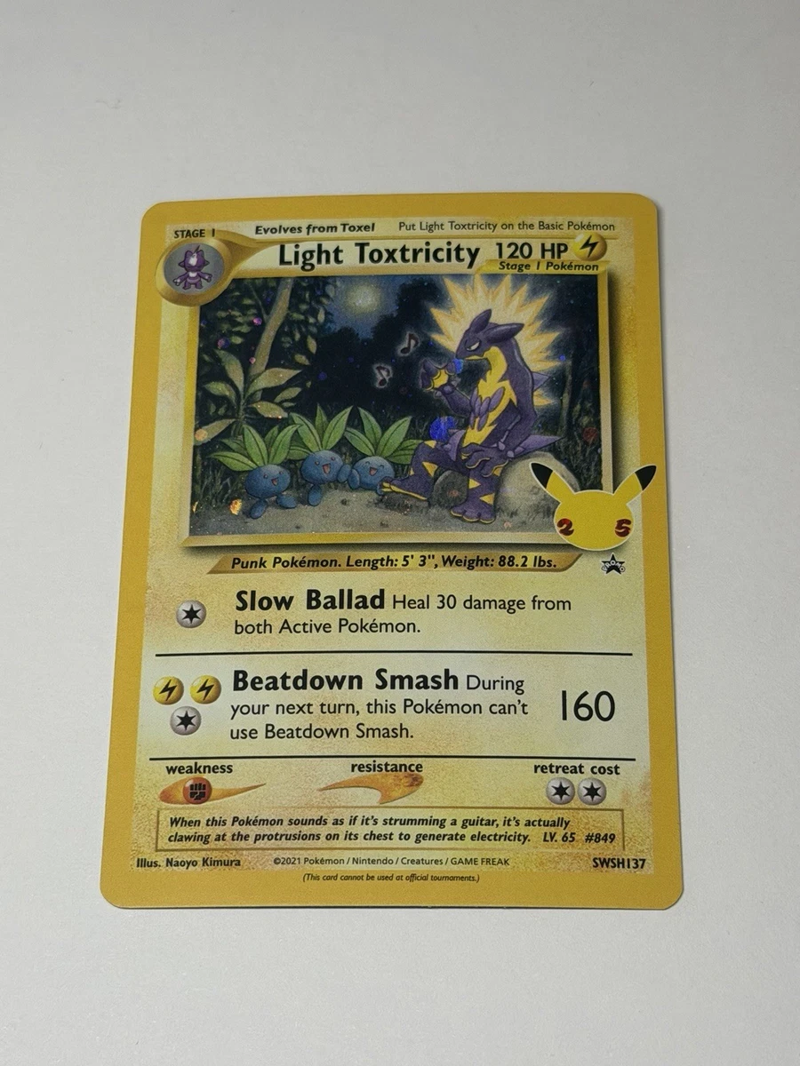 Light Toxtricity Pokémon TCG Cards for sale | eBay