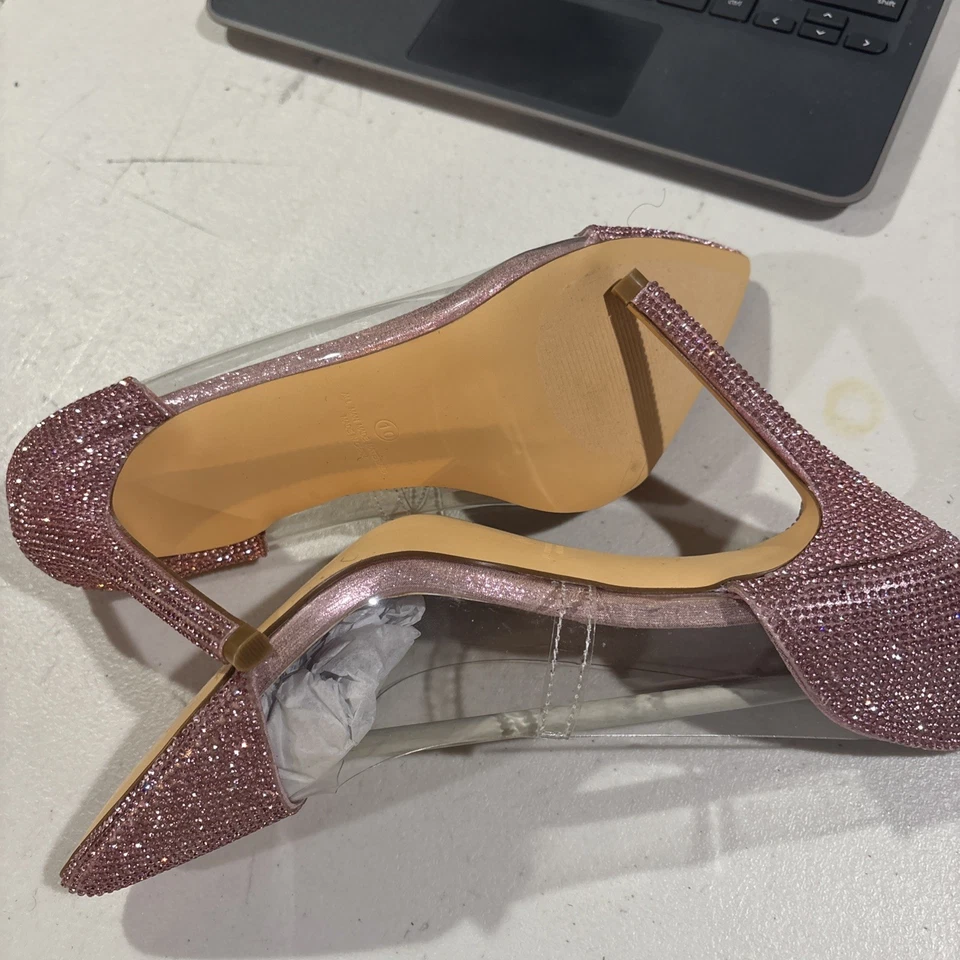 Tacones Liliana 10 Rosa Brillo - Nuevos Foto 2 de 3