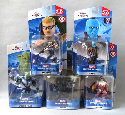 MARVEL SUPER HEROES - INFINITY 2.0  HAWEKEYE YONDU GREEN GONLIN RONAN FALCON OVP