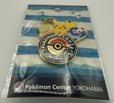 Pokemon Center Yokohama Japan Collector Pin Pikachu, Turtwig, Popplio-Limited