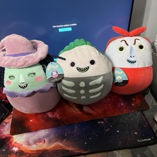 Squishmallows 12-14" Lock Shock Barrel Disney's Nightmare Before Christmas NWT
