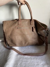 Borsa Liebeskind Berlin pelle grande shopper snake marrone H 34 B 50 T 16 prezzo da nuovo 299 €