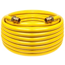 33ft 3/4'' Flexible Gas Line, CSST Corrugated Stainless Steel Tubing Pipe Kit..