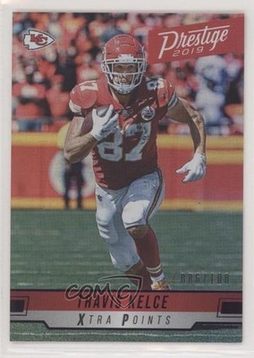 2019 Panini Prestige Xtra Points Purple 86/100 Travis Kelce #2 02v3