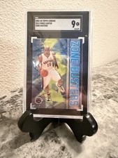 2002-03 Topps Chrome Zone Busters Vince Carter #ZB12 Raptors SGC 9