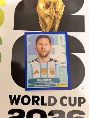 Panini Lionel Messi blue parallel FIFA World Cup 2026 ARG 17 | eBay