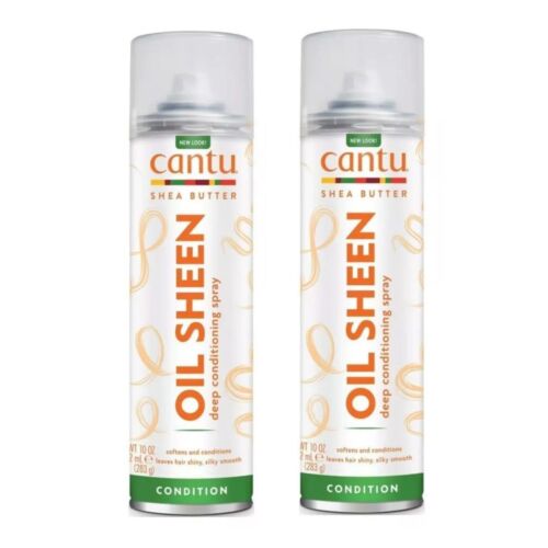 2x Cantu Oil Sheen Deep Conditioning Spray with Shea Butter 10 Oz - Picture 1 of 2