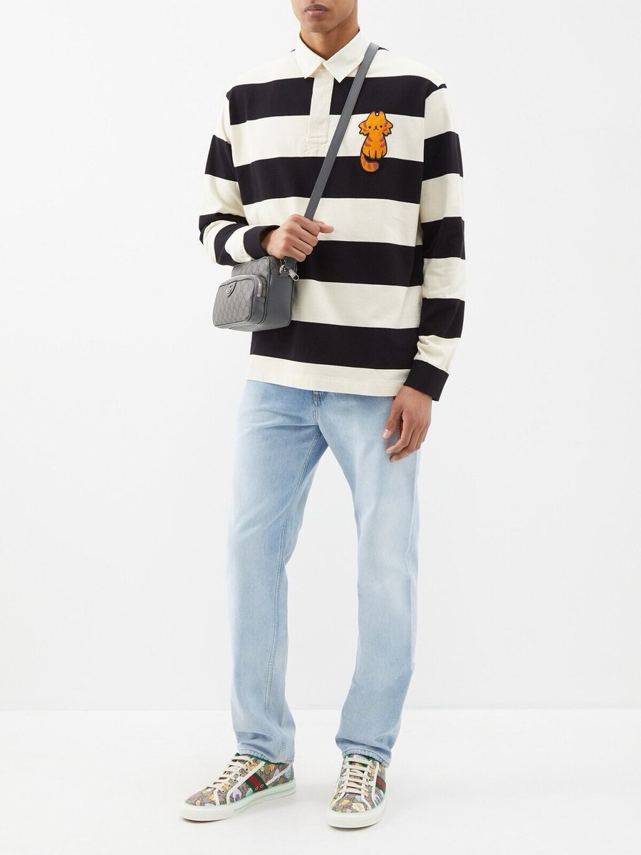 GUCCI ネイビー ホワイト ラガーシャツ　L 正規品 s-l1200.jpg