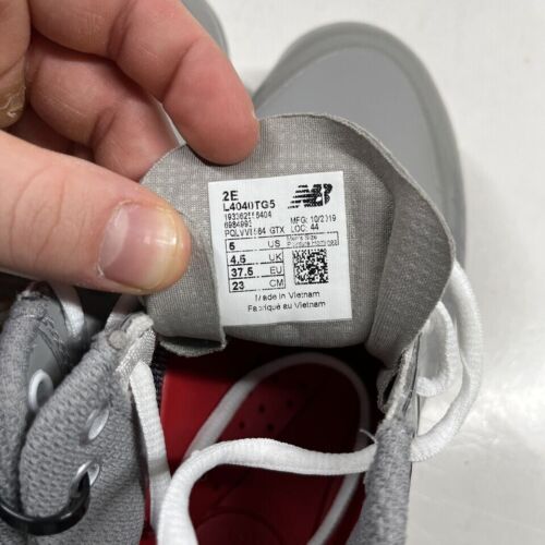 New Balance Men's 4040 V5 Metal Baseball Shoe, Grey/White, Size 5 US NEW NO BOX - Picture 2 of 6