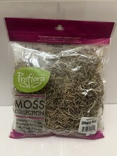 ProFlora Preserved Spanish Moss Arts and Crafts New NOS 45 grams Light Brown
