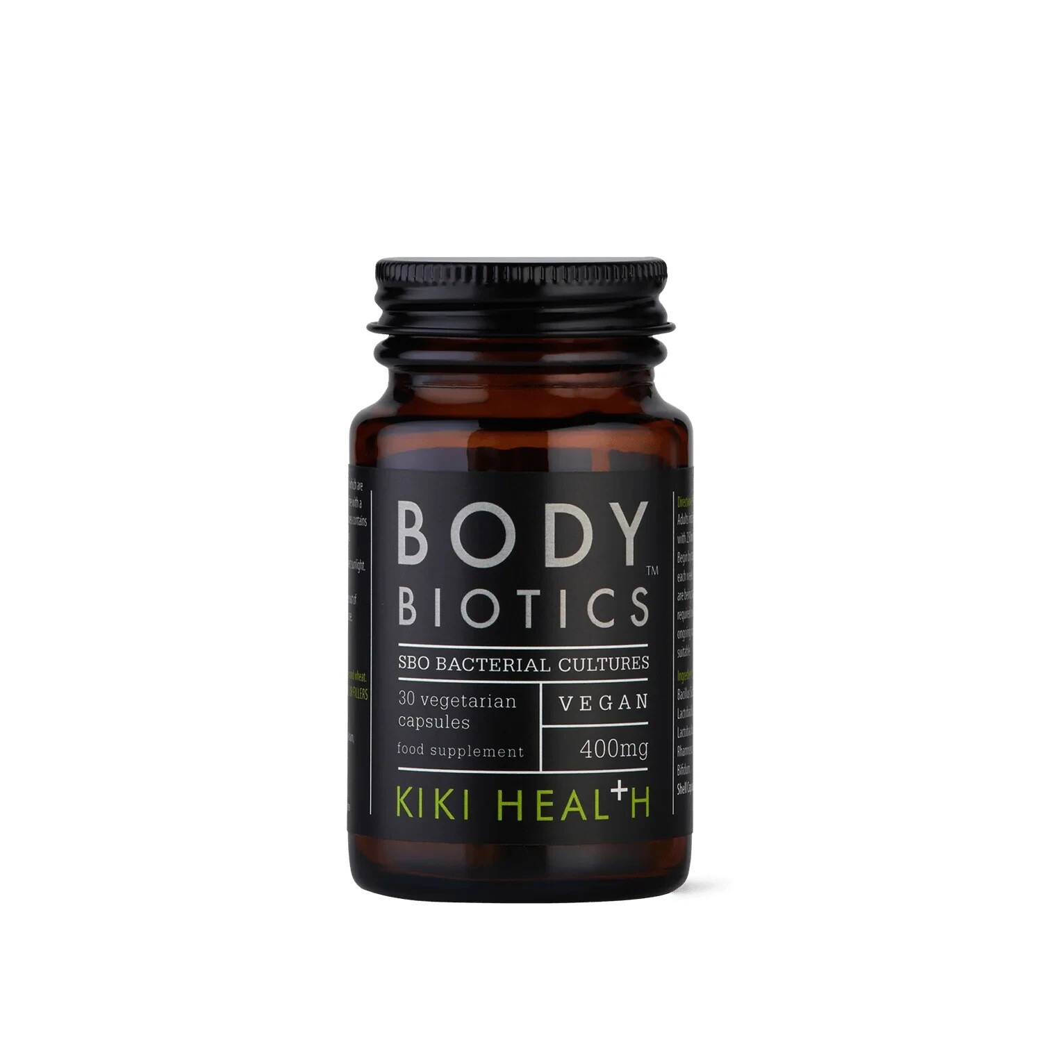 KIKI Health Body Biotics 400mg - 30 Veg Caps | Friendly Bacteria Super-Strains