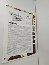 Kyburg Castle Zurich Switzerland Paper Model Kit 1:250 Scale 1995 Edition Unused