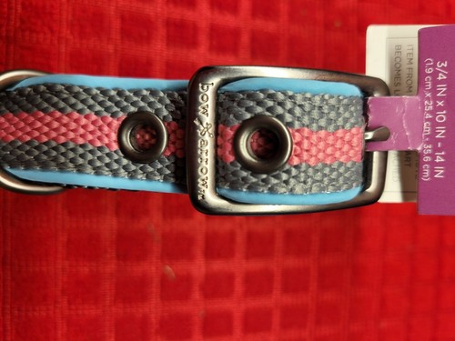 Bow Arrow Small Dog Collar 3/4 In X 10-14 In - Picture 3 of 5