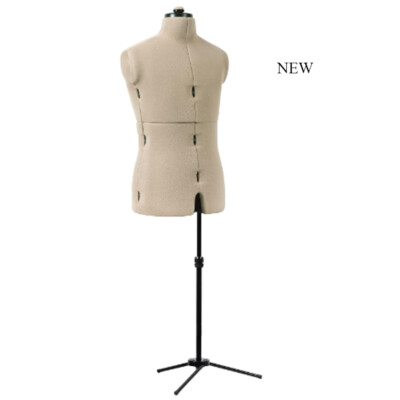 Dritz Mr. Tailor Adjustable Dress Form, Male, Cotton