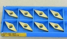 8 PCS KORLOY CARBIDE INSERT VCGT160408 -HFP VCGT332-HFP GRADE NC3020 COATED