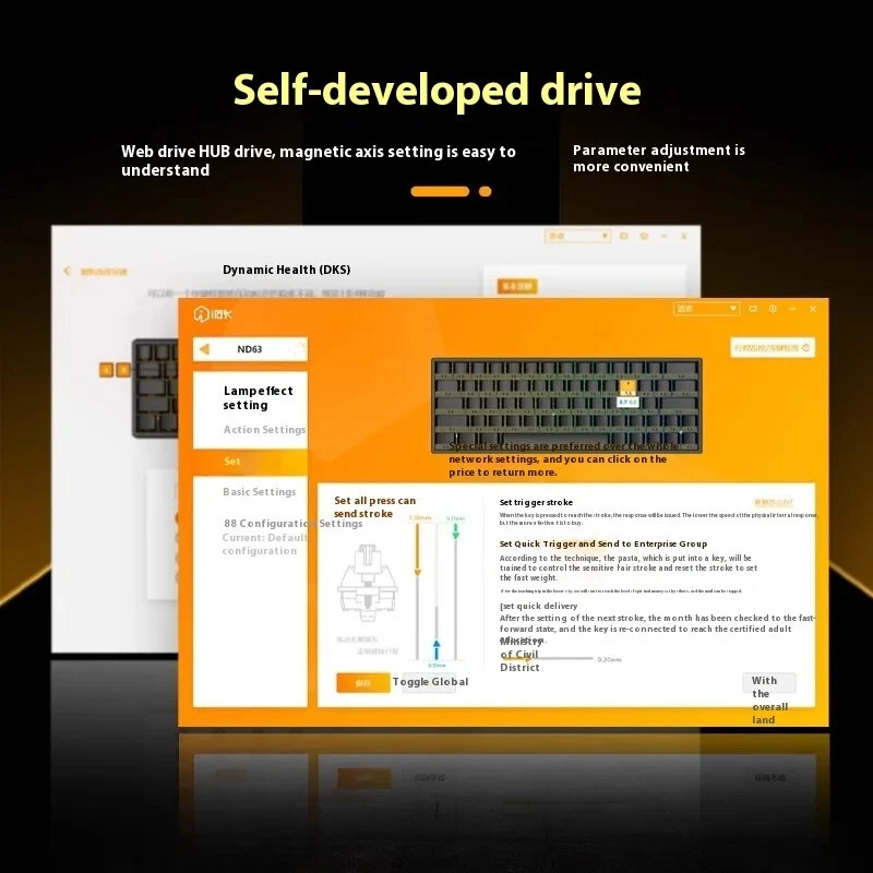 Mechanical Wired RGB Magnetic Switch Hotswappable Custom Gaming Keyboard
