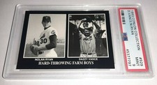 1993 Conlon Collection #929 Dazzy Vance & Nolan Ryan Card PSA 9 Mint Pop 22