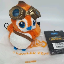 World of Warcraft Plush Traveler Pepe Blizzard Entertainment with Bag and Tag