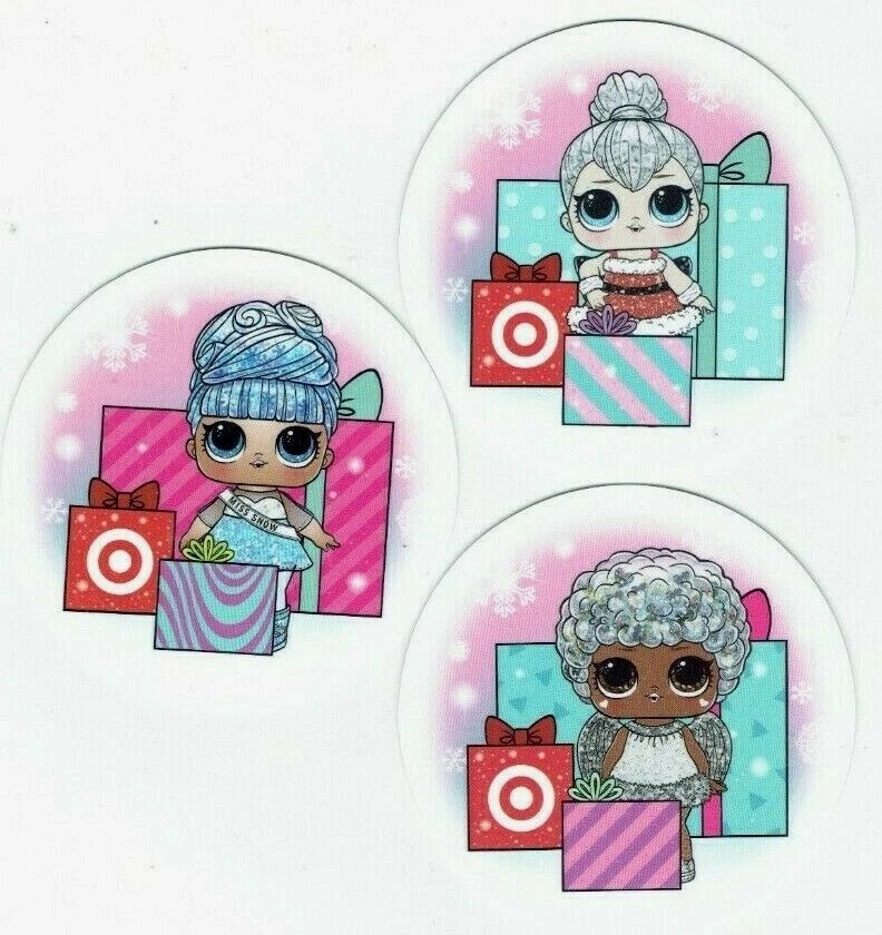Target Gift Card LOT of 3 LOL Dolls Christmas Set of All 3