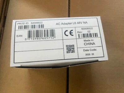 Mitel Aastra 50006822 AC Adapter L6 48V NA, for Mitel 6800 and Mitel 6900 (NEW) - Image 1 of 2