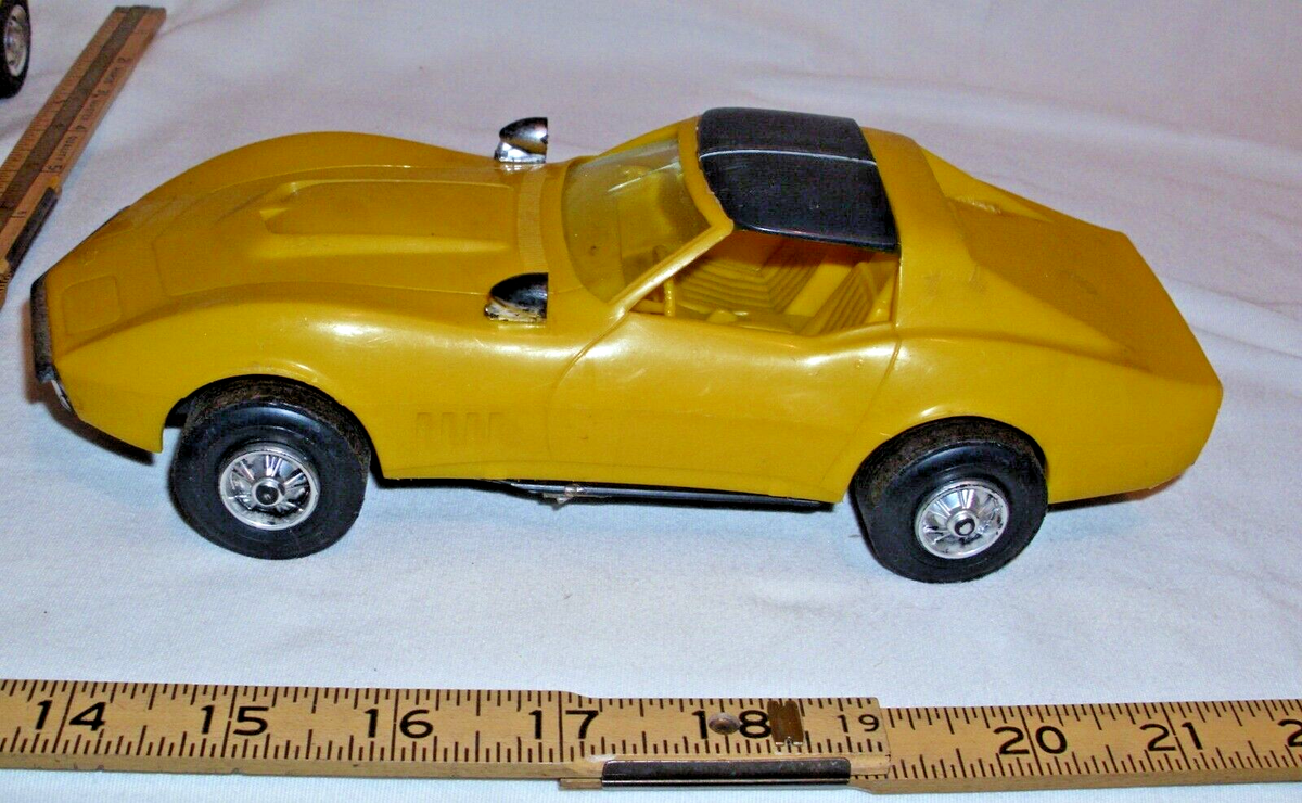 PROCESSED PLASTICS CORVETTE STINGRAY 1970s IN YELLOW & BLACK | eBay