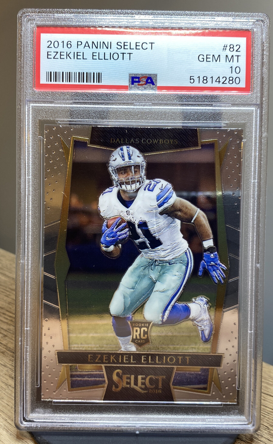 EZEKIEL ELLIOTT 2016 SELECT Rookie #82 PSA 10 GEM MINT RC 🔥POP 255🔥