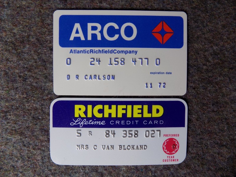 Atlantic Richfield Arco Gas Station Credit Cards