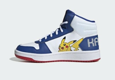 NEW Adidas Pokemon Kantu Pikachu Hoops Mid 2.0 J Basketball
