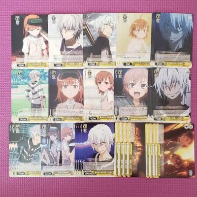 Weiss Schwarz TOARU kagaku no Railgun / Accelerator DECK + Parts lot SET  F31608