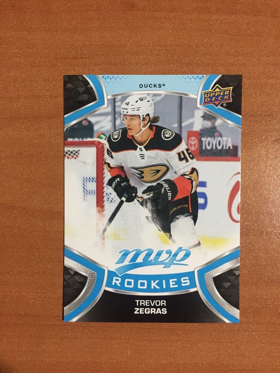 2021-22 UD Upper Deck MVP Trevor Zegras Rookie RC Blue #249