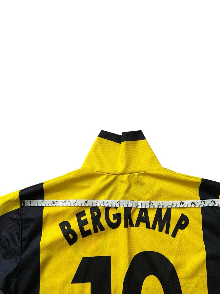 N*a様 アーセナル BERGKAMP 10 長袖ジャージ アーセナル 2005-06 Nike ホーム長袖 PLバッジ付き #10 BERGKAMP