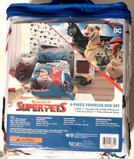 DC League Of Superpets 4-Piece Toddler Bed Set New In Package