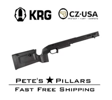 KRG Bravo Rimfire CZ 457 Upgraded Chassis Rifle Stock Black