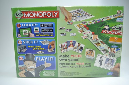 NEW! Hasbro My Monopoly Board Game New Sealed Make Your Own Game! - Picture 2 of 6