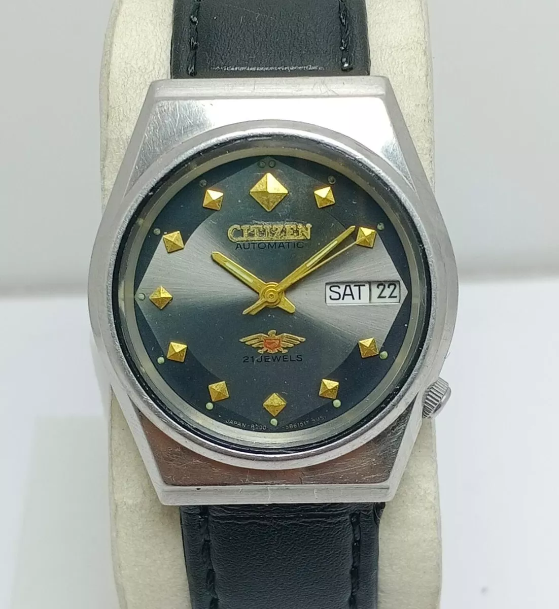 Citizen Eagle 7 Automatic 4-038908K Day/Date Vintage Men’s Watch AHS139ALI2