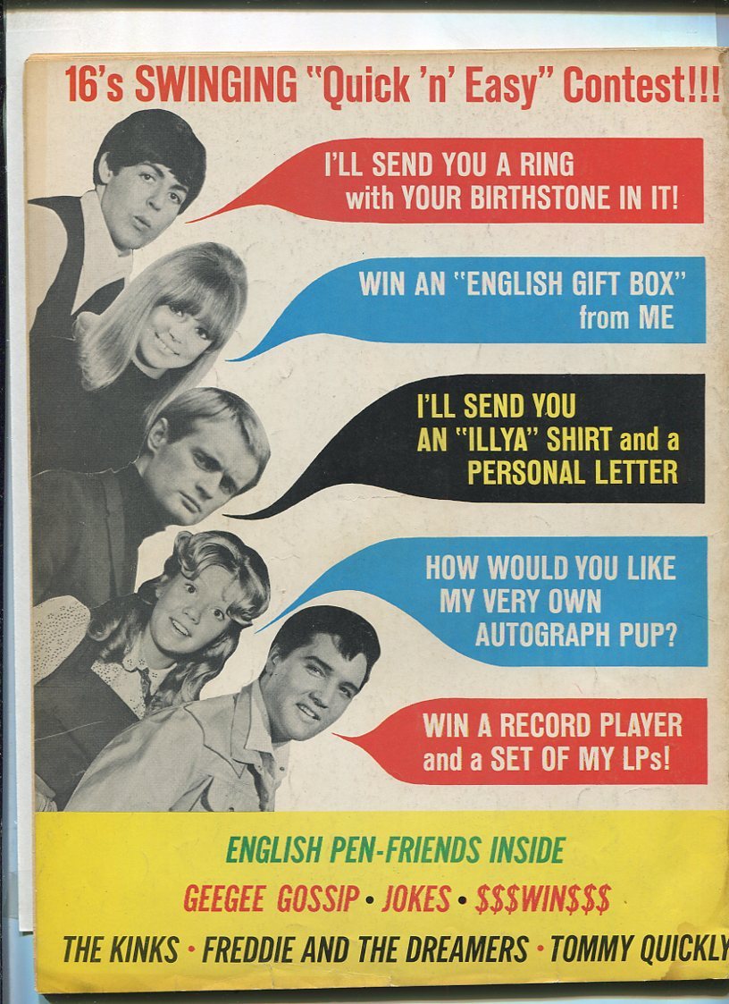 ca　Magazine　1965年 16 Magazine June 1965 Vol.7 #1 VG Peter & Gordon Aron