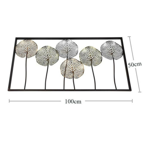 Minimalist Metal Wall Art - Metal Hanging Decor -3D Wall Home Sculpture 100*50cm - Picture 4 of 10