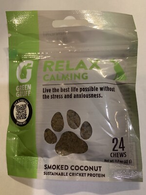 Green Gruff Relax - Calming Chews for Dogs. Help Manage Everyday Stress