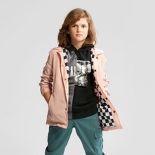 NEW Boys' Jacket - art class Pink M or Girls Checkered liner