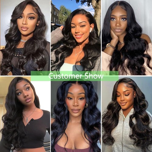 Silk Top Full Lace Human Hair Wig Body Wave Pre Plucked Silk Base Full Lace Wig - Picture 9 of 12