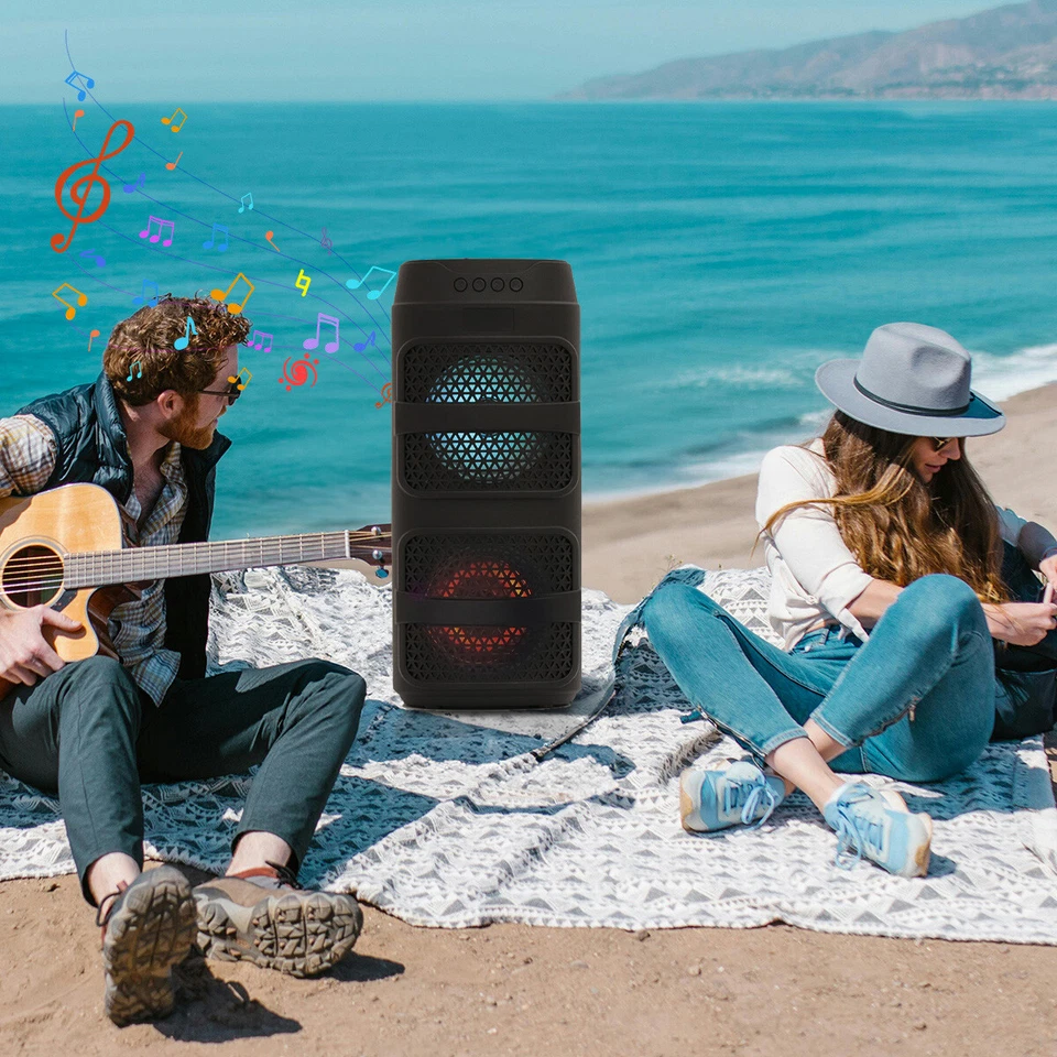 3000W Tragbarer Bluetooth Lautsprecher Subwoofer Schwerer Bass Stereo Soundsystem Party - Bild 4 von 4