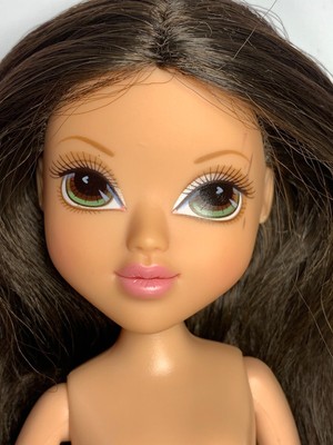 MGA Moxie Girlz Lexa Nude Doll Only Long Brown Hair Green Eyes | eBay