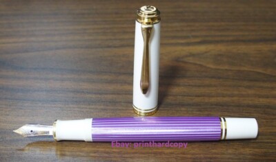 2019 Special Edition Pelikan Souveran M600 Violet White Fountain