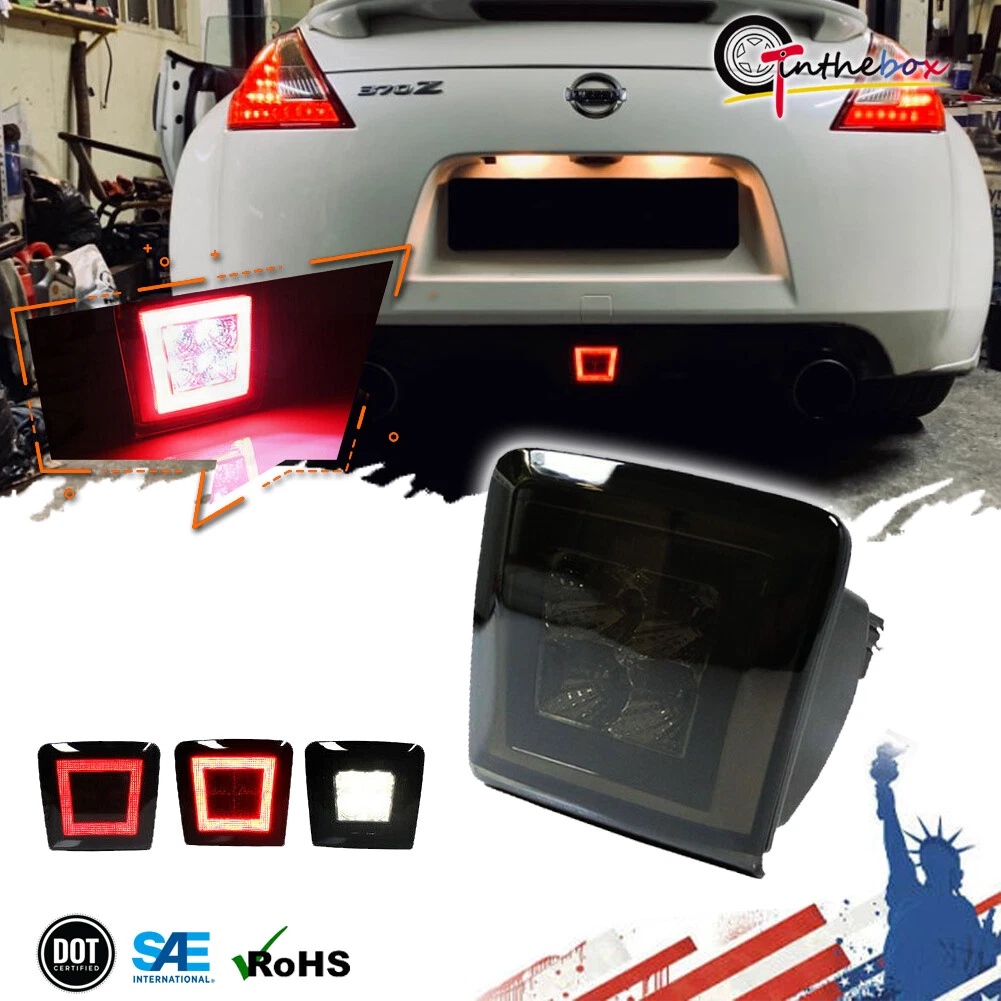 Smoked 3in1 Led Rear 4th Brake Light Reversing Fog Lamp For Nissan 370Z 2009-Up
Opens in a new windo